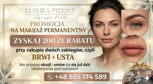 Promocja na makijaż permanentny w Toruniu