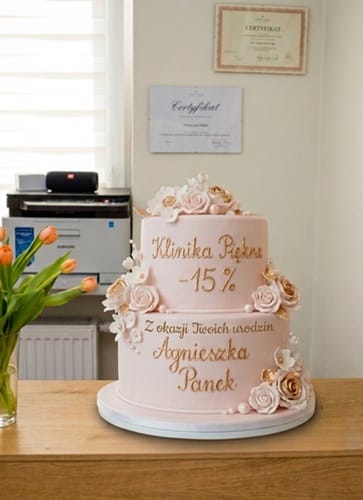 Rabat -15% z okazji Twoich urodzin na wszystkie usługi w Klinice Piękna Agnieszka Panek w Toruniu