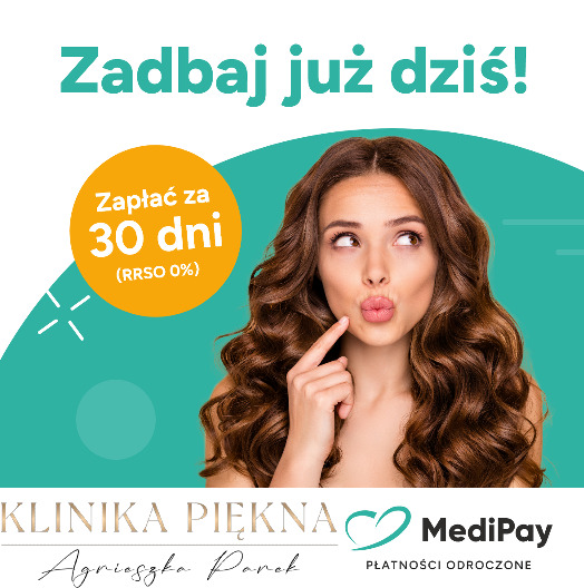 Zapłać za zabieg kosmetyczny w Toruniu dopiero za 30 dni od wykonania usługi.