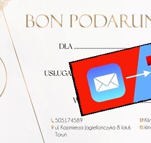 E-voucher prezentowy dostępny w Klinice Piękna Agnieszka Panek w Toruniu